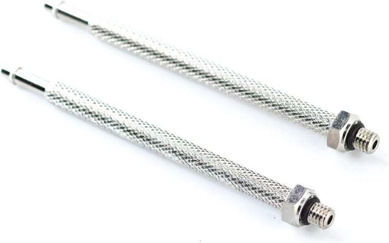 The Digi Sync M6-6x1.0x100mm - Threaded Vacuum Port Adapters Fittings for Carburetor or Throttle Body - Nickel-Plated Brass - QUALITY SET - Pack of 2 - Not KL - Image 5